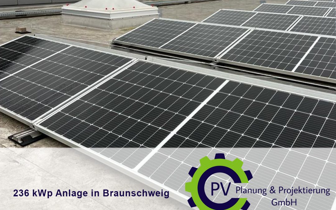 236 kWp Anlage in Braunschweig