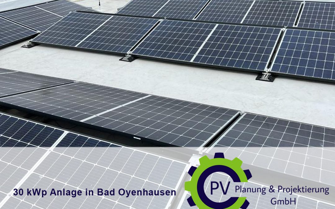 30 kWp in Bad Oyenhausen PV Planung
