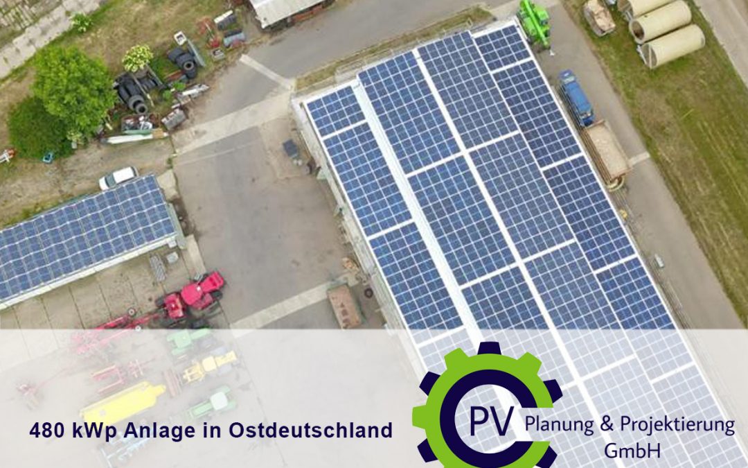 480 kWp Anlage in Ostdeutschland