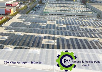 750 kWp Anlage in Münster