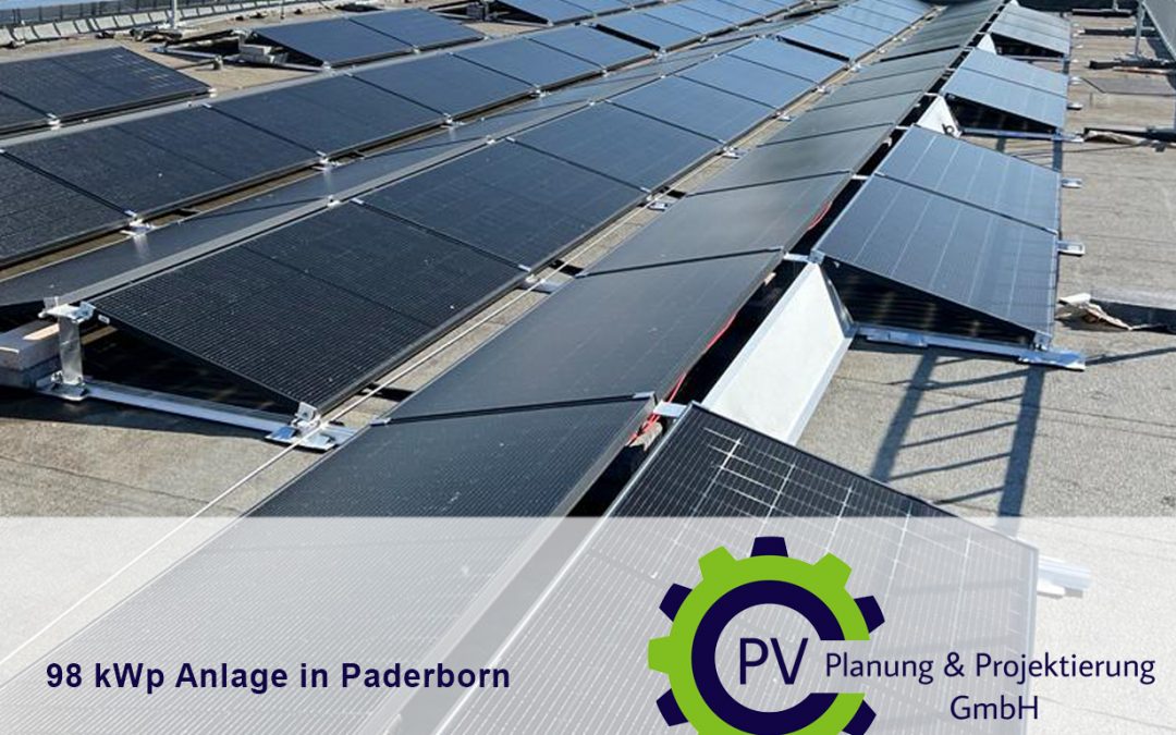 98 kWp in Paderborn Photovoltaik PV Planung