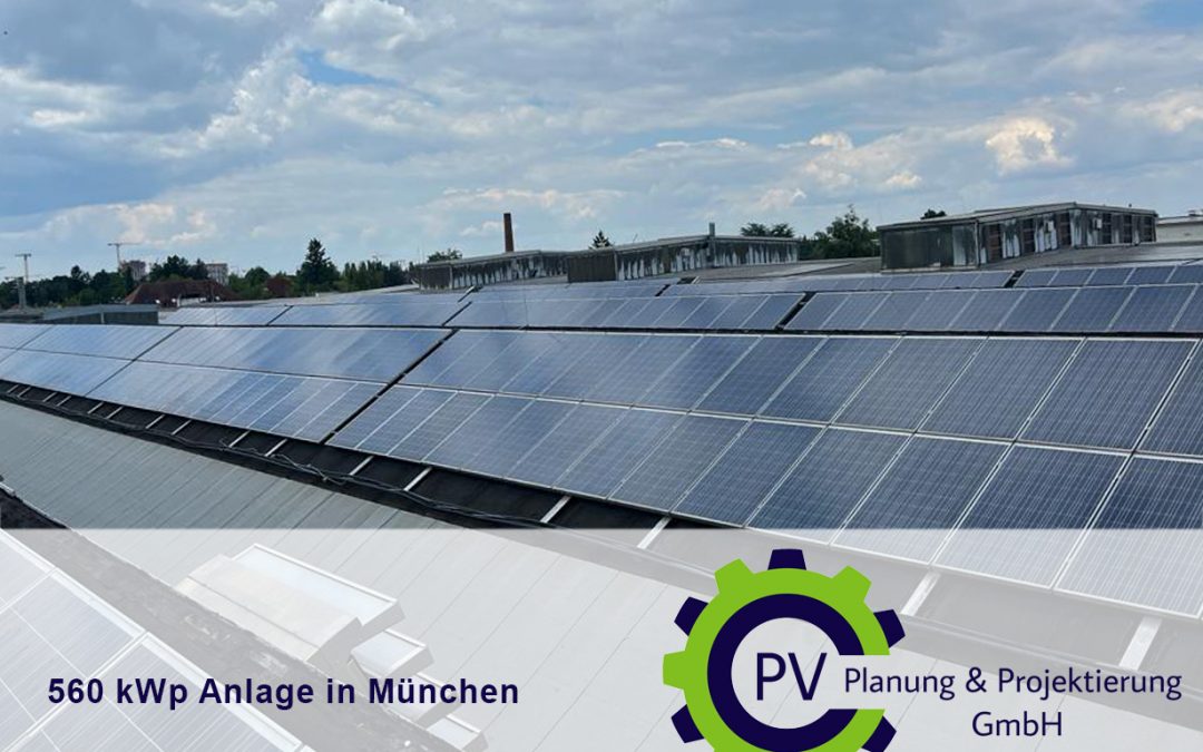 560 kWp in München PV Planung Photovoltaik