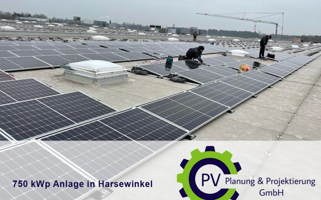 750 kWp in Harsewinkel PV Planung Photovoltaik